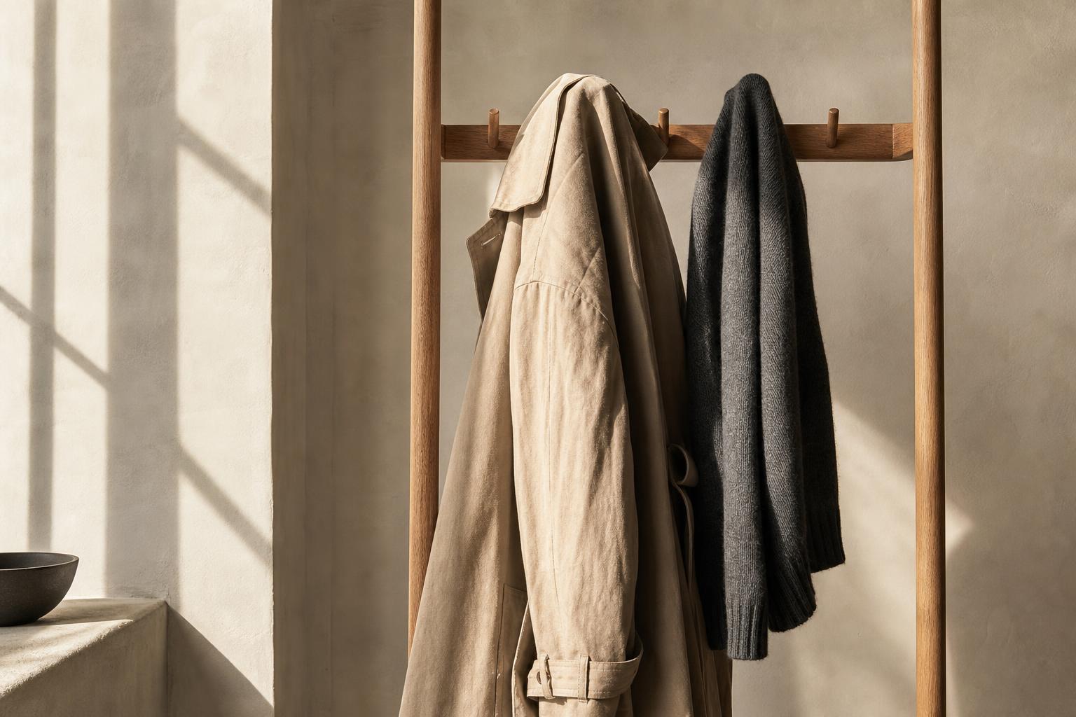 De kracht van de onthaaste garderobe